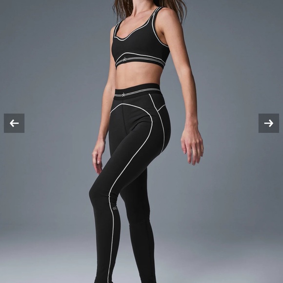 ALO Yoga Airbrush High-Waist Heart Throb Legging